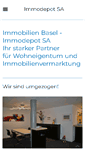 Mobile Screenshot of immodepot.ch